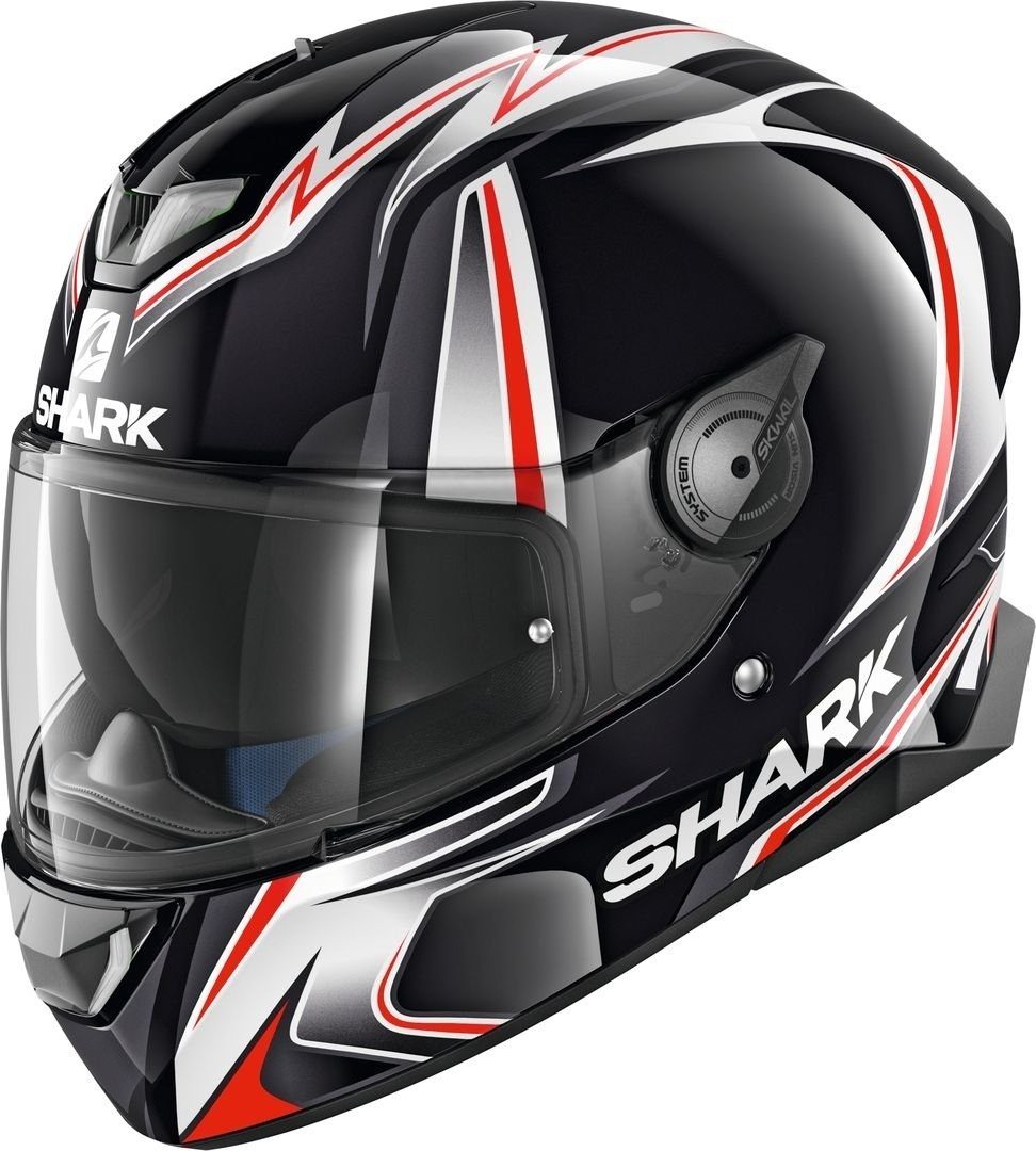 Motorradhelm Skwal 2 Replica Sykes Weiße LED Helm