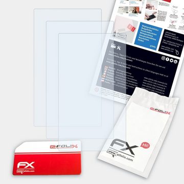 atFoliX Schutzfolie Displayschutz für Futaba 16SZ, (3 Folien), Ultraklar und hartbeschichtet