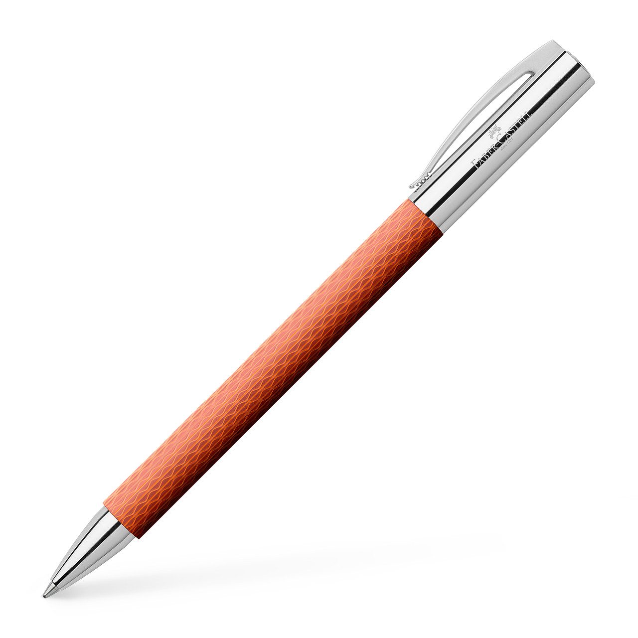 Faber-Castell Kugelschreiber Ambition OpArt, Edler Kuli aus Edelharz Großraummine Stärke B