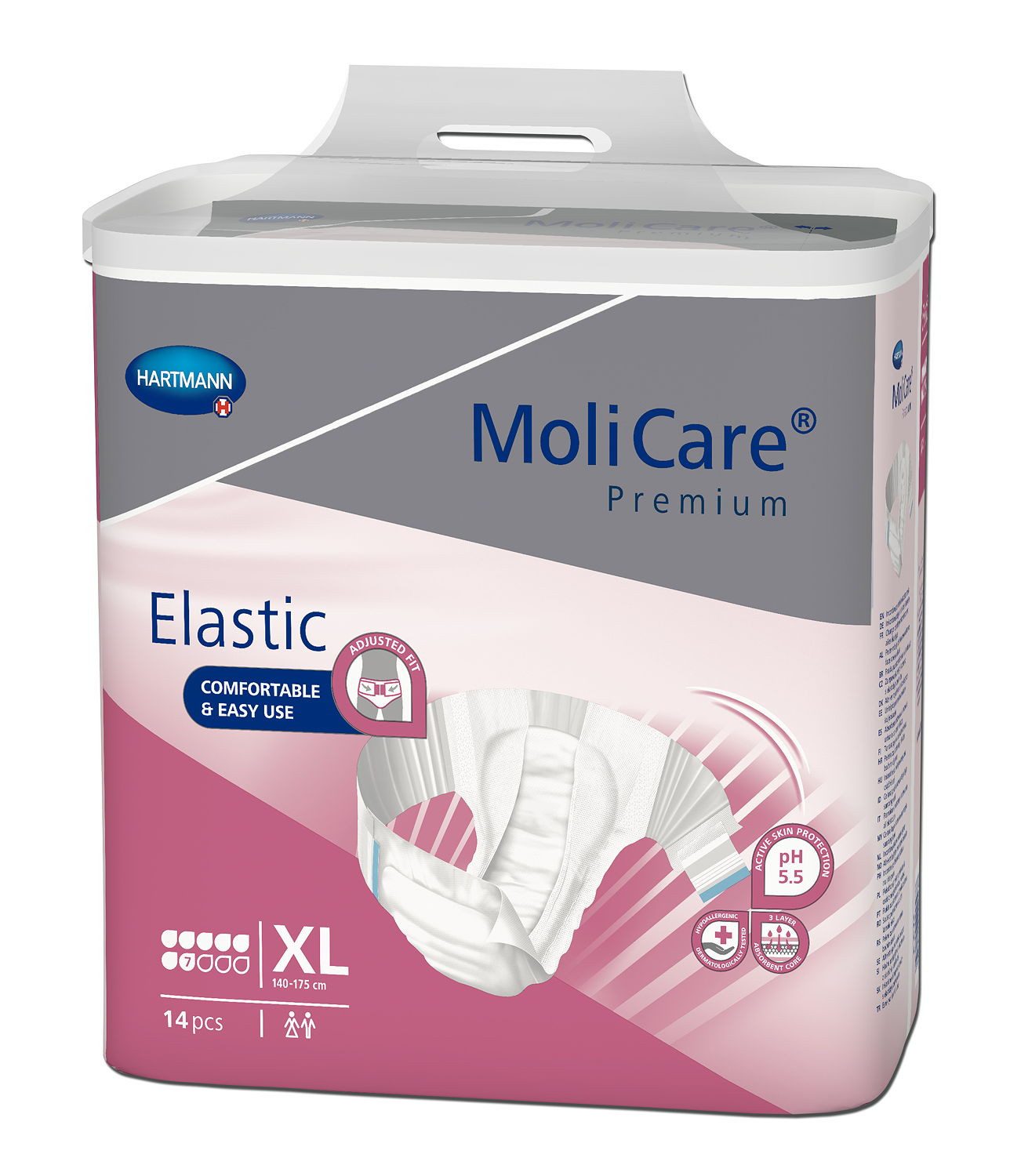 Inkontinenz-Einlage MoliCare® Premium Elastic 7 Tropfen - XL 1x14 Stück