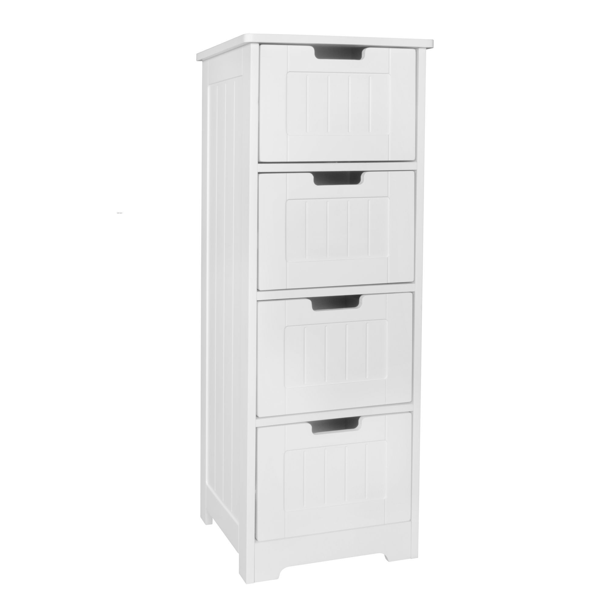 FINEBUY Midischrank FB45837 (Badschrank Landhaus-Stil MDF-Holz günstig online kaufen