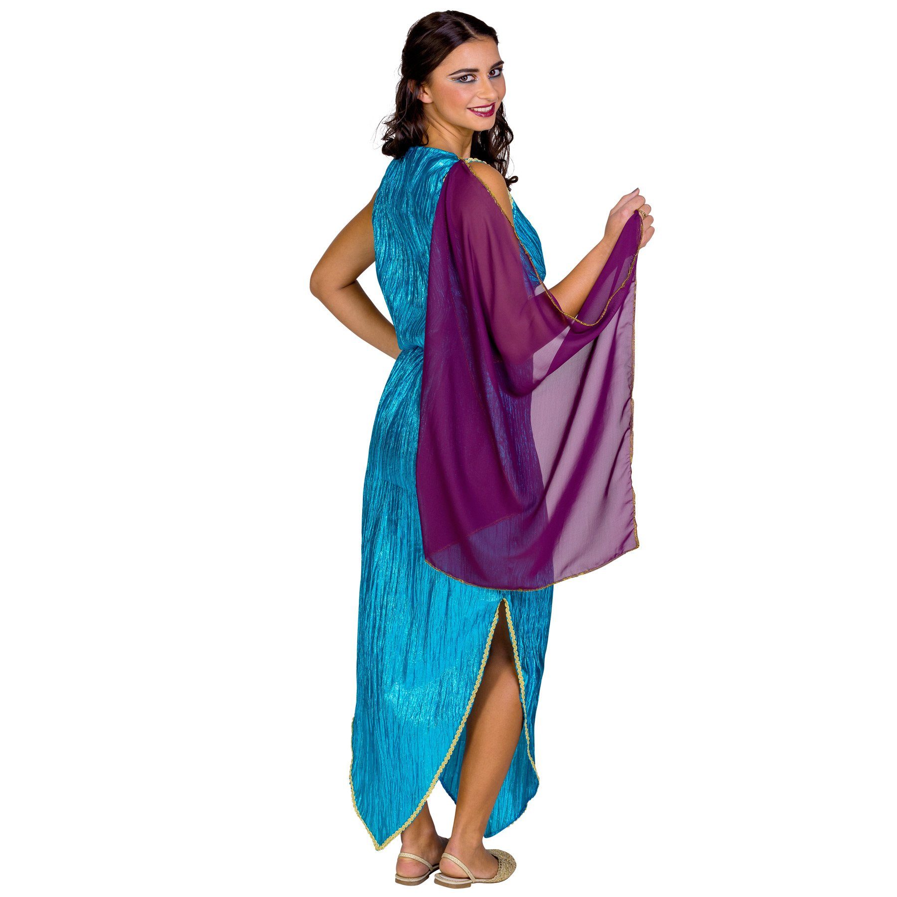 dressforfun Kostüm Frauenkostüm griechische Schönheit Kassandra, Figurbetontes, langes Kleid