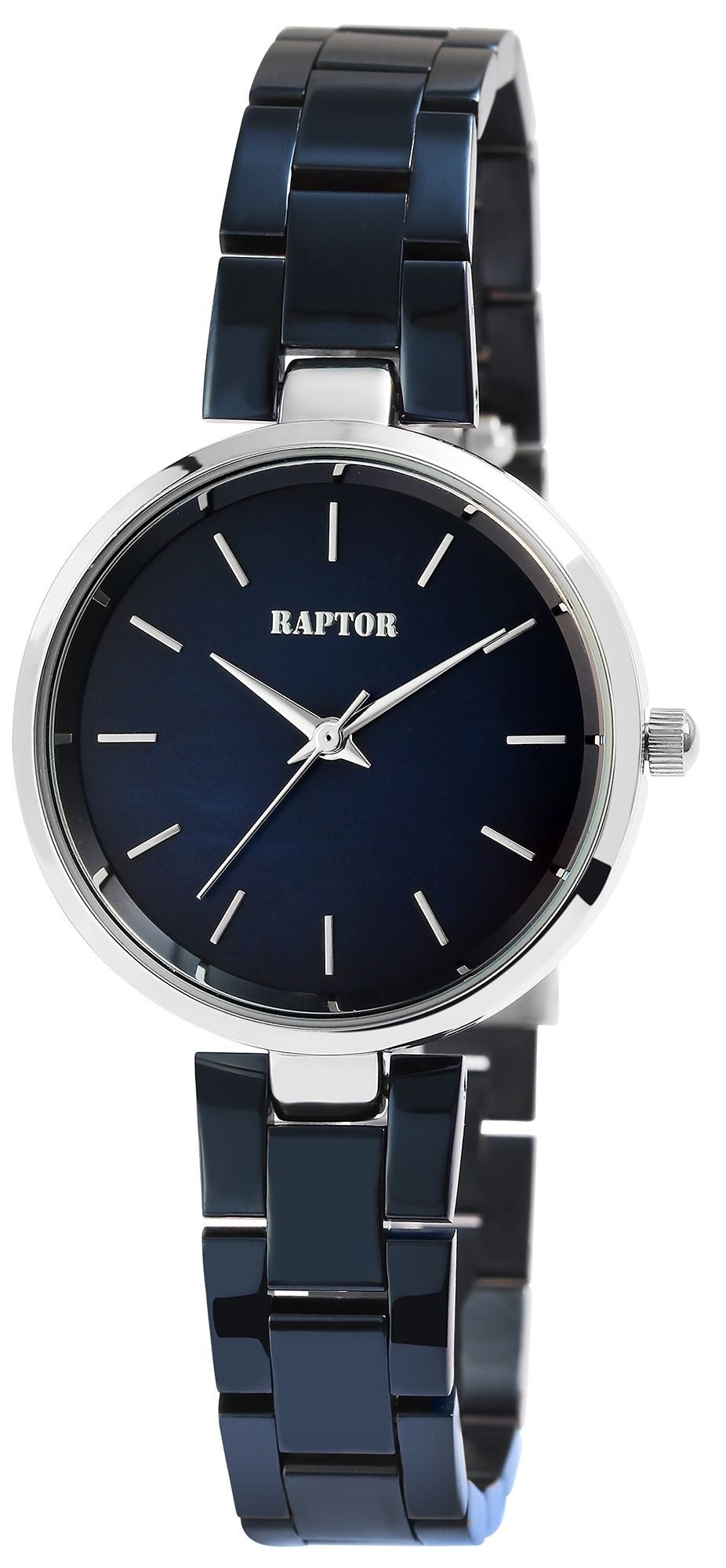 Raptor Quarzuhr Pearl Raptor Damenuhr "Pearl" mit Edelstahlarmband