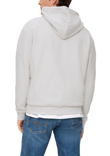 einer white QS mit Kapuzensweatshirt Kängurutasche