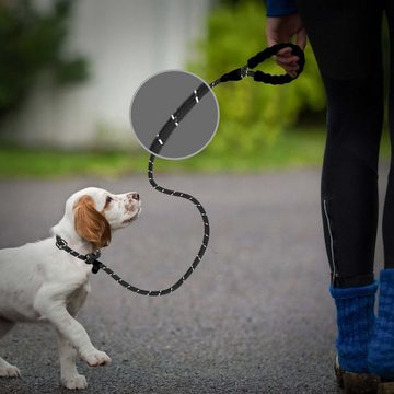CALIYO Hundeleine Hundeleine, Reflektierende Seilleine 200 cm, mit Weicher gepolsterter Griff,für Große Hunde