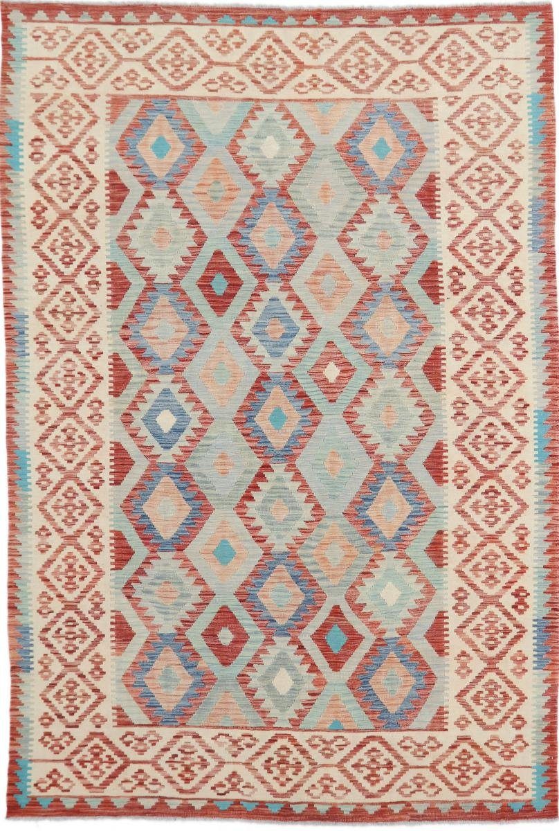 Orientteppich Kelim Afghan Heritaje 202x296 Handgewebter Orientteppich, Nain Trading, rechteckig, Höhe: 3 mm