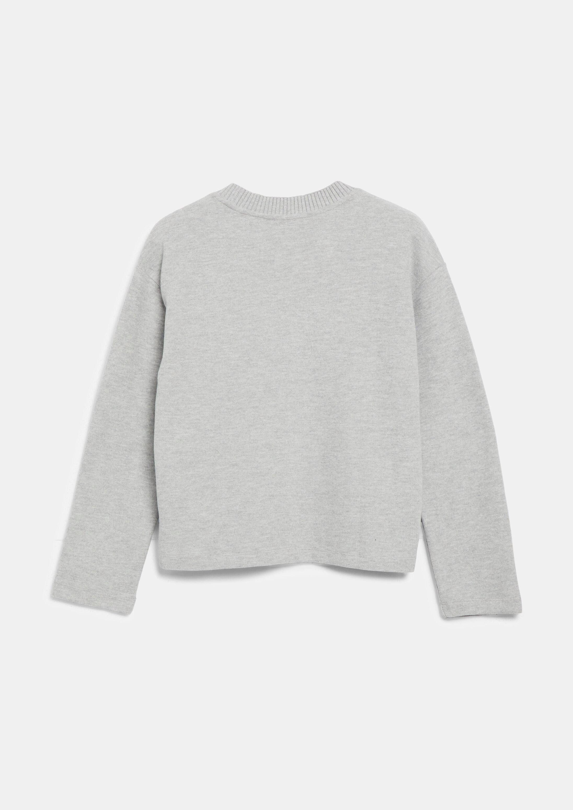 s.Oliver Sweatshirt Sweatshirt Angerautes Sweatshirt im Relaxed Fit