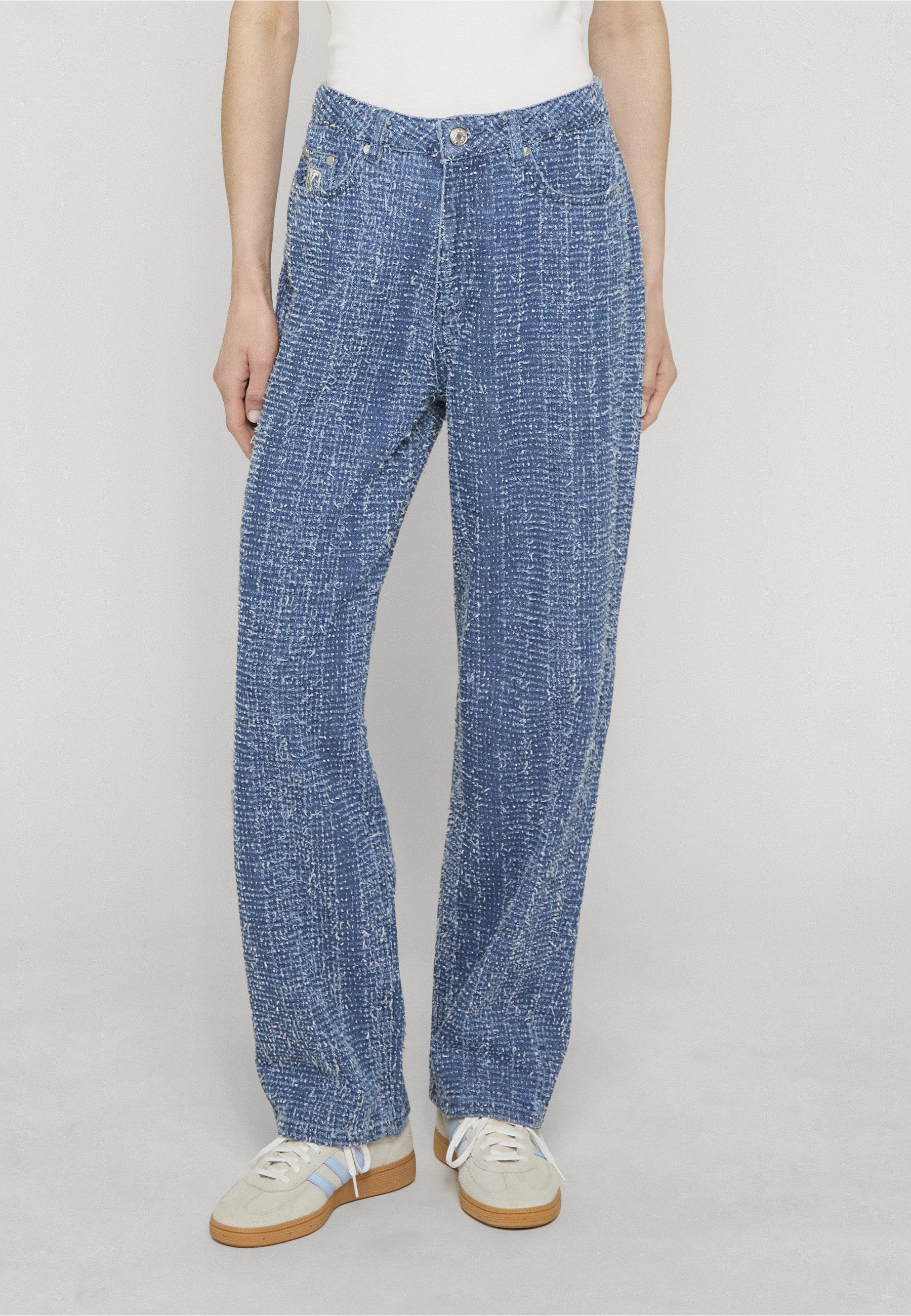Karl Kani Straight-Jeans Karl Kani Signature Distressed Jeans