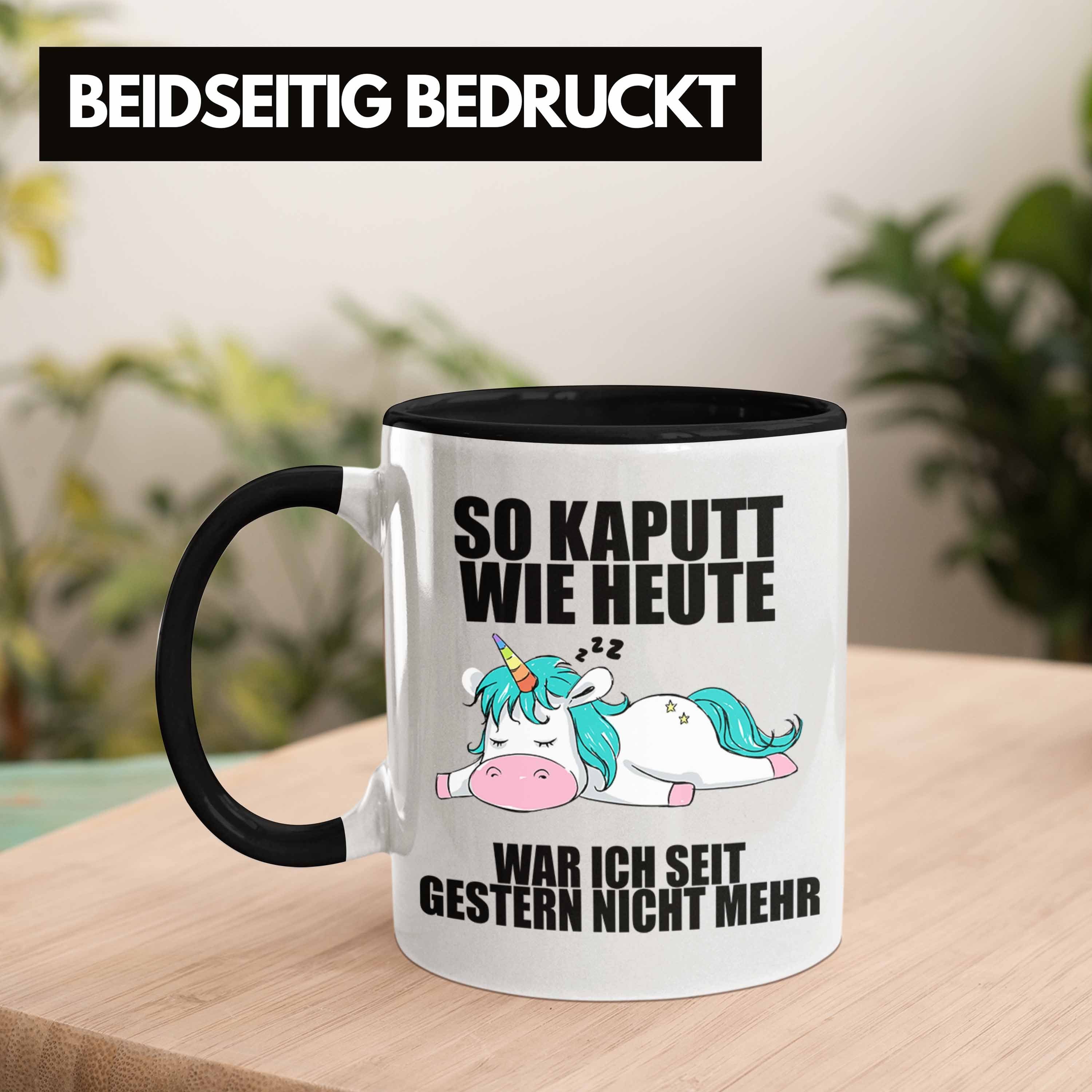 Tassen Sprüchen Geschenkidee Schwarz mit Kollege Geschenk Trendation Arbeitskollege Trendation Lustige Mitarbeiter - Tasse