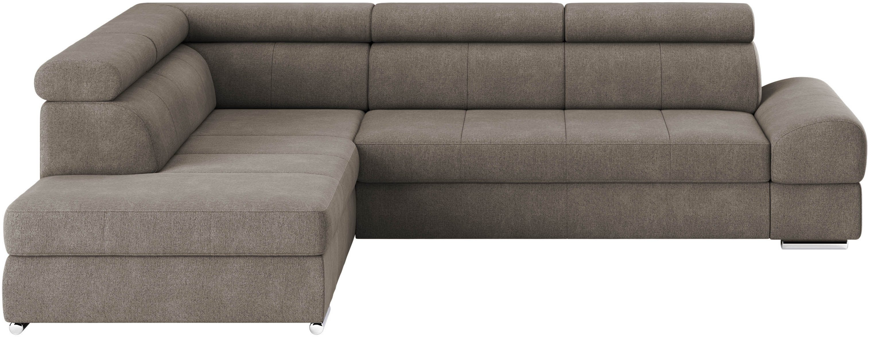 sit&more Ecksofa Broadway L-Form, mit verstellbaren günstig online kaufen