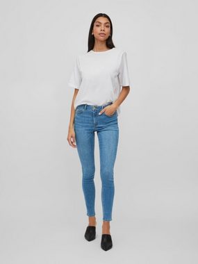 Vila 7/8-Jeans (1-tlg) Plain/ohne Details