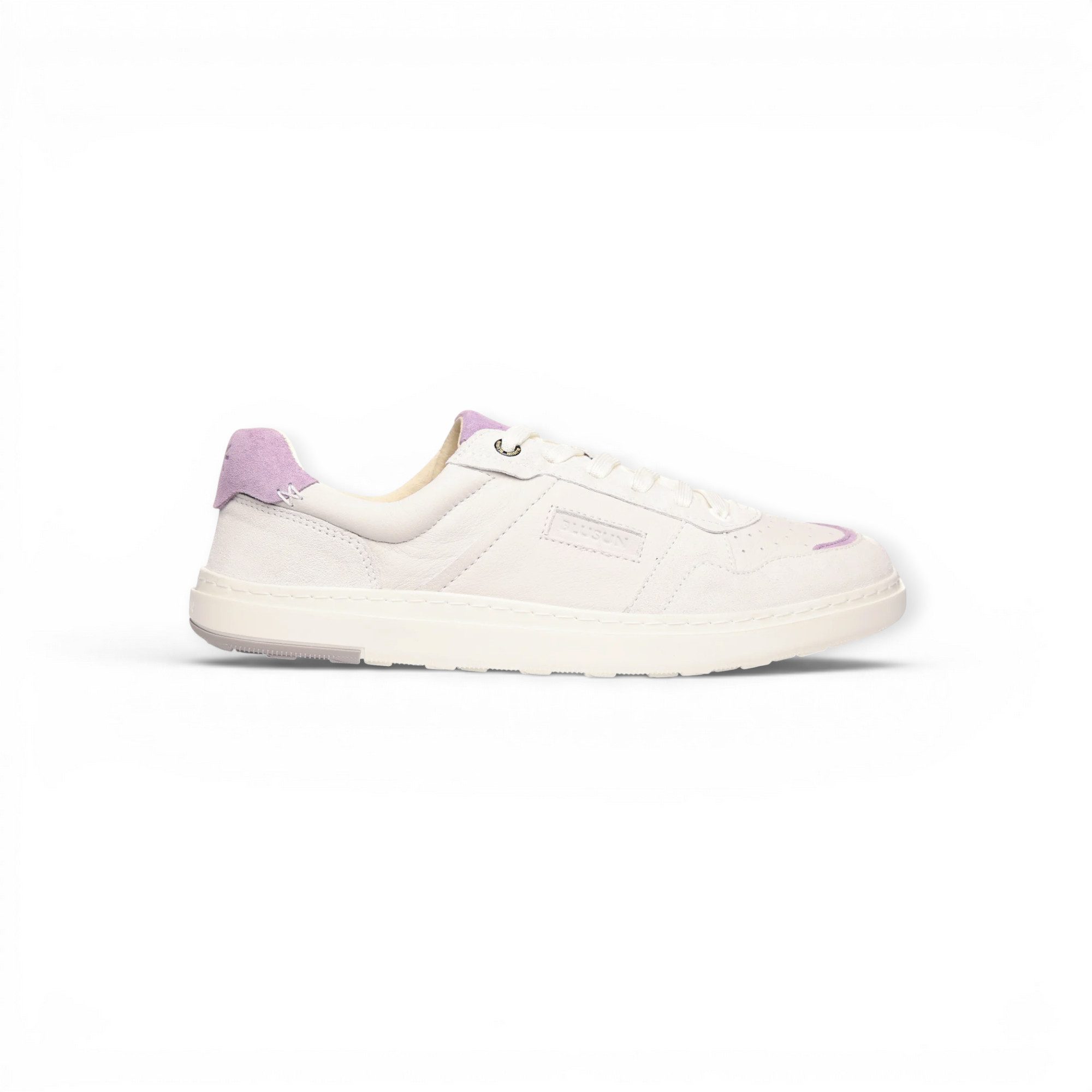 Barfussschuhe BLSN-600+W (Glattleder/Veloursleder) weiss/lilac Damen Sneaker