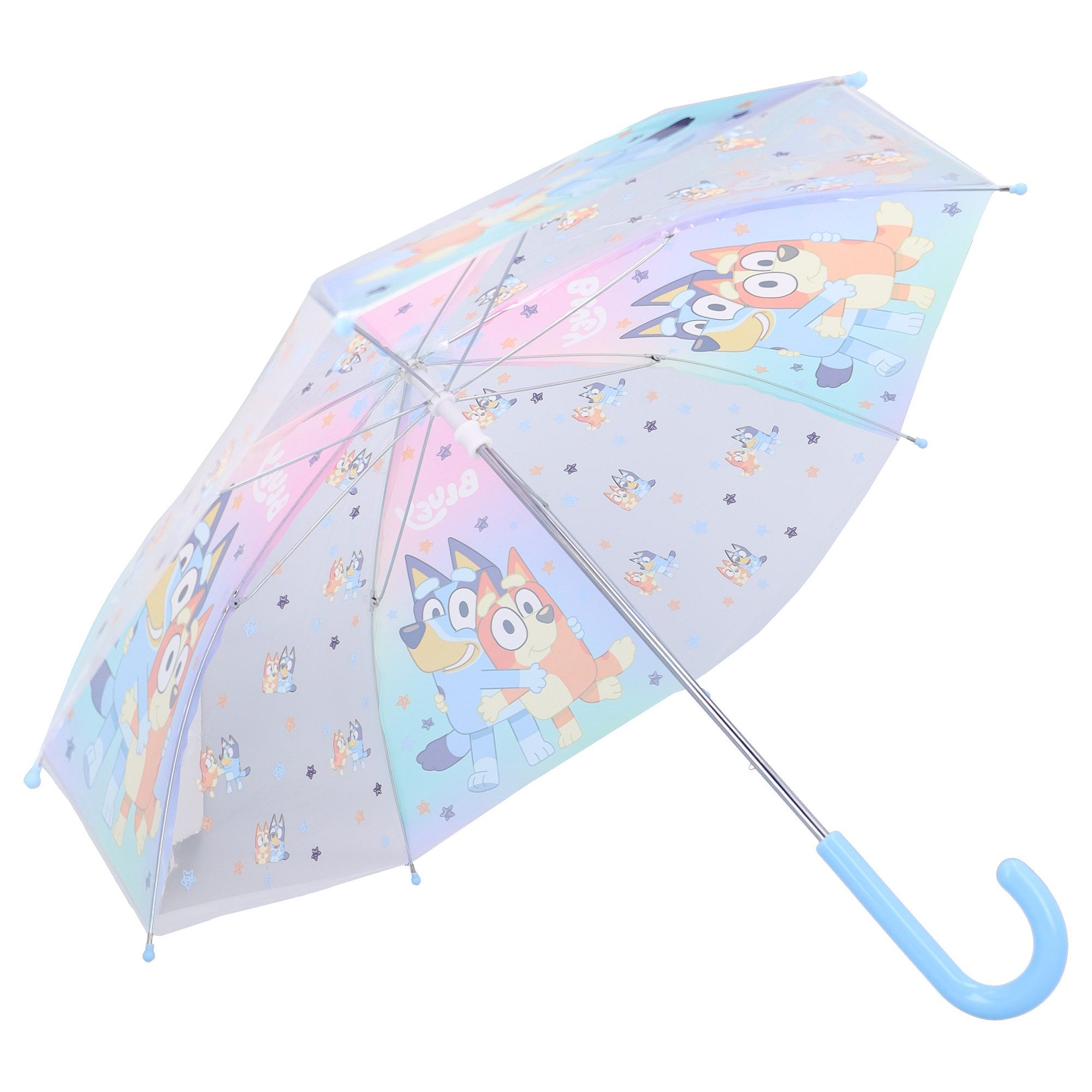 Bluey Stockregenschirm Rainy Days Ø 71 cm Kinderregenschirm Bluey Motiv für Kinder