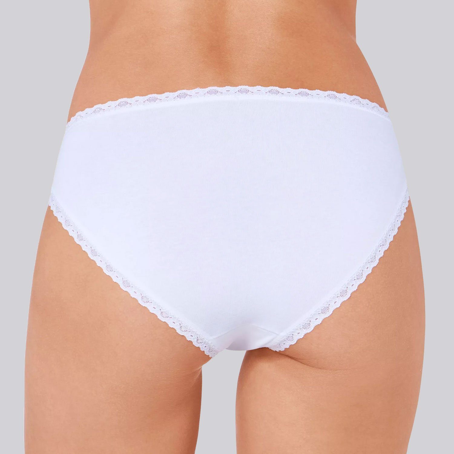 sloggi Slip 24/7 Lace Cotton feine Spitzenborte, Tragekomfort für den ganzen Tag – Bild 4 von 4