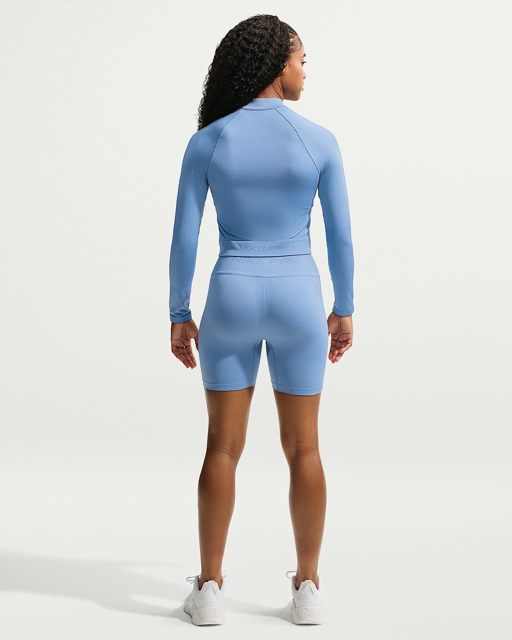 Nike Sweatjacke W NP DF SMLS FZ MIDLAYER mit Reißverschluss, schnell trocknendes Material – Bild 5 von 5