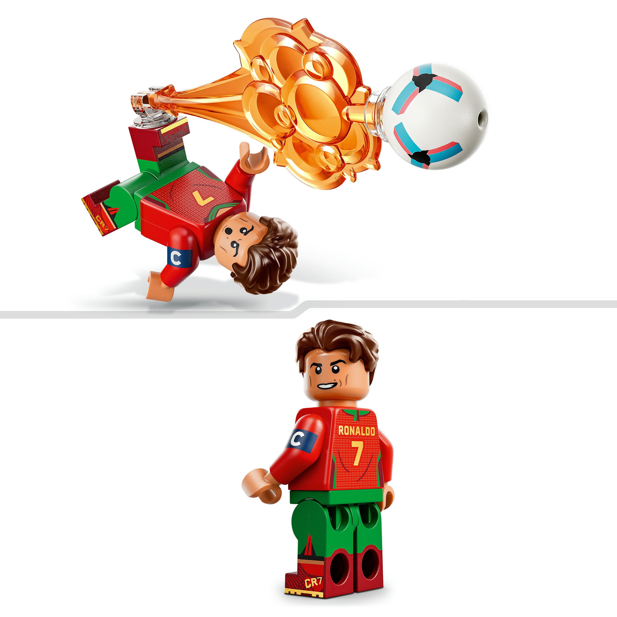 LEGO® Cristiano Ronaldo – Fußball-Highlights (43012), LEGO Editions Football Konstruktionsspielsteine, (490 St) – Bild 5 von 5