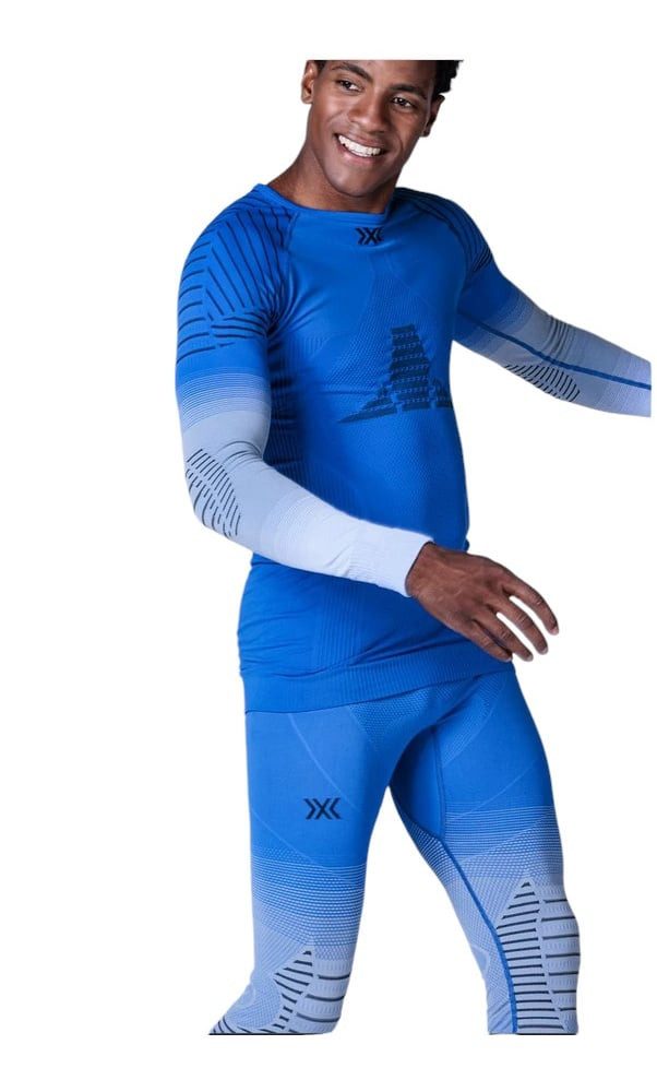 X-Bionic Langarmshirt Invent FX (temperaturregulierung) Unterwäsche royalblau/grau Herren