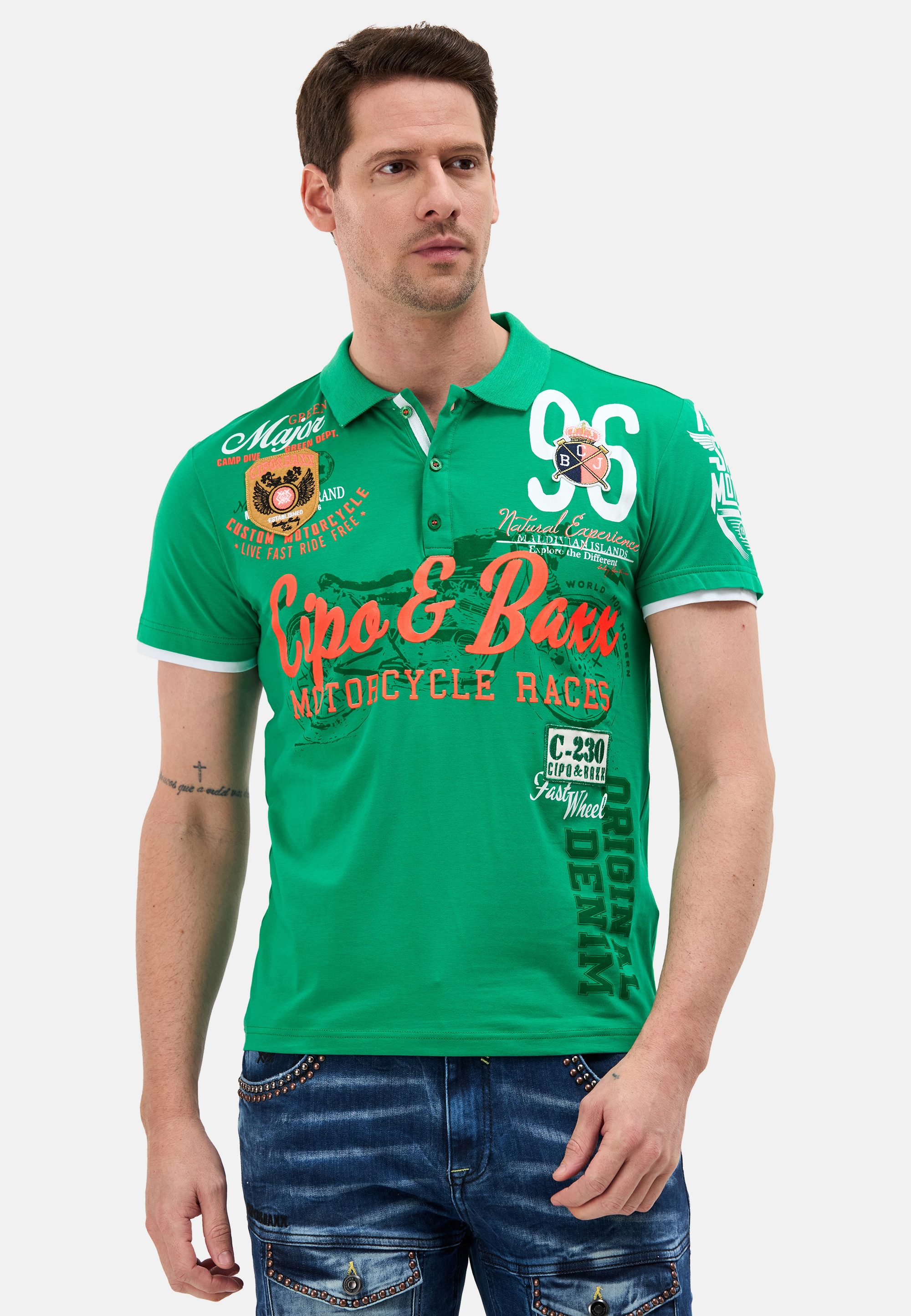 Cipo & Baxx Poloshirt günstig online kaufen