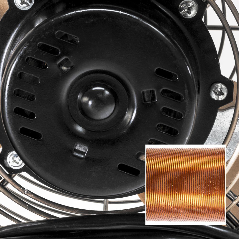 TROTEC Bodenventilator TVM 11 Kupfer Design Ventilator/ Windmaschine