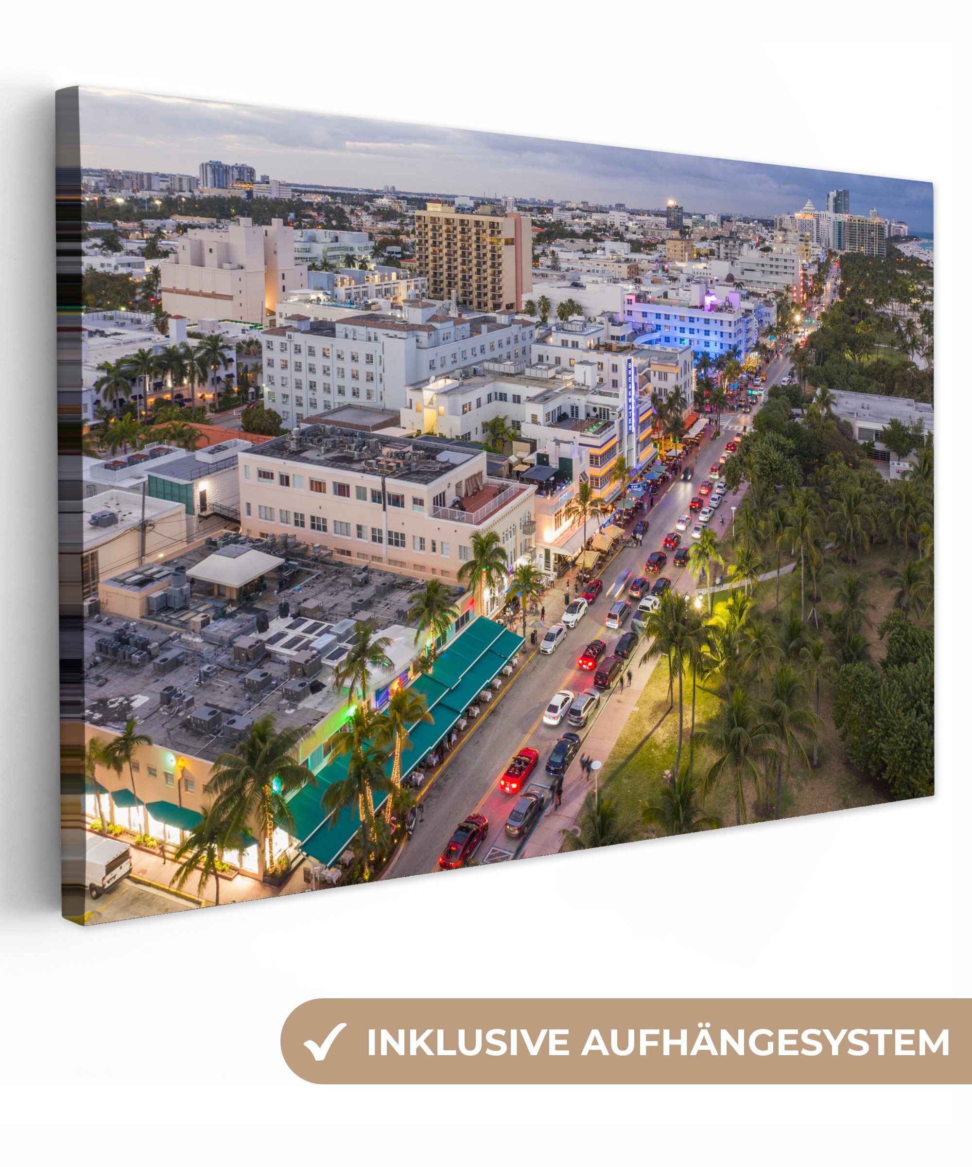 OneMillionCanvasses® Leinwandbild Ocean Drive im Art günstig online kaufen