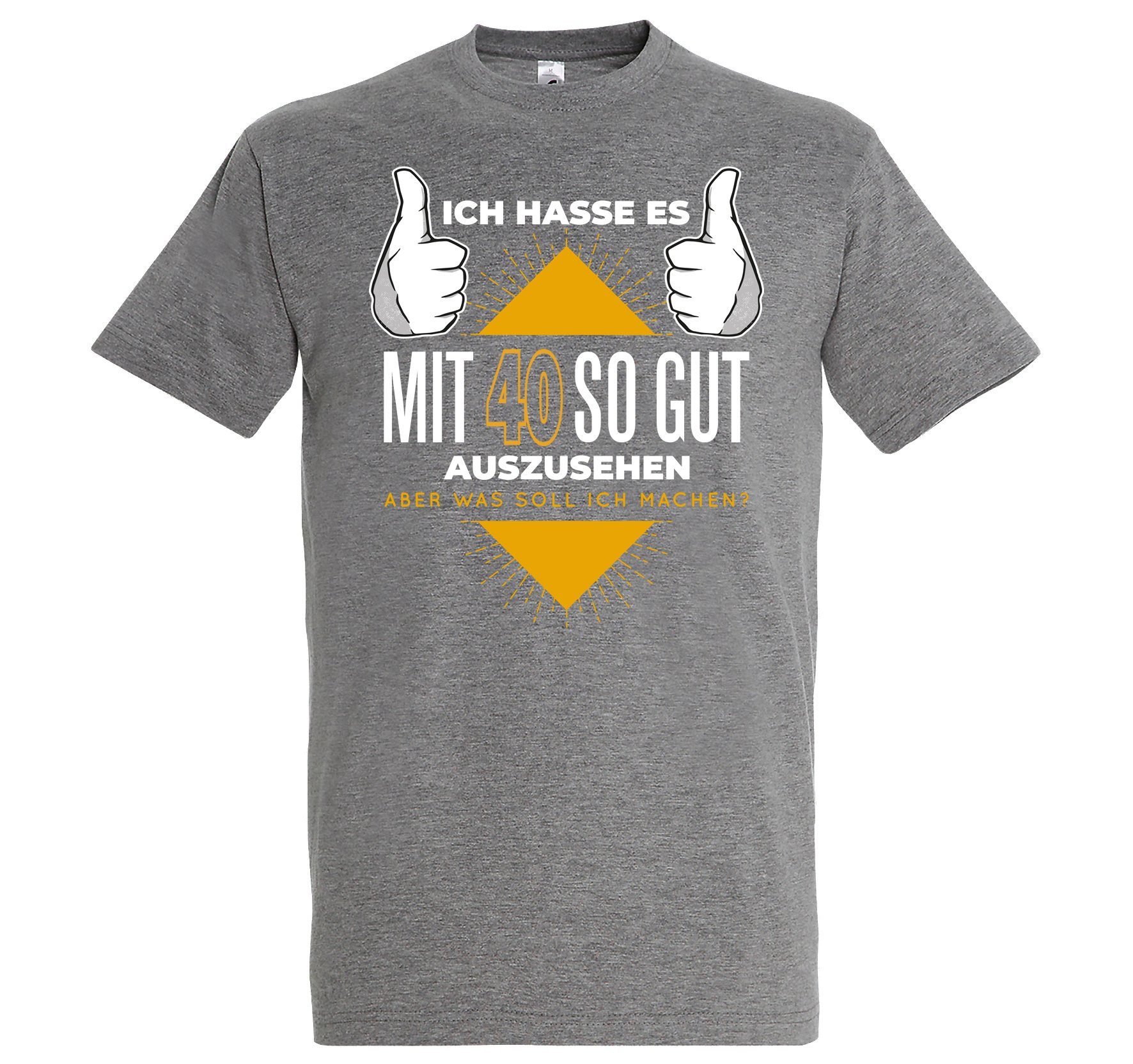 T-Shirt 40 und Gutaussehend Herren Shirt