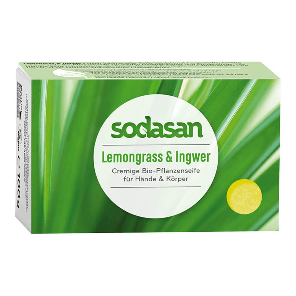 Sodasan Feste Duschseife Cream - Lemongrass Seife 100g