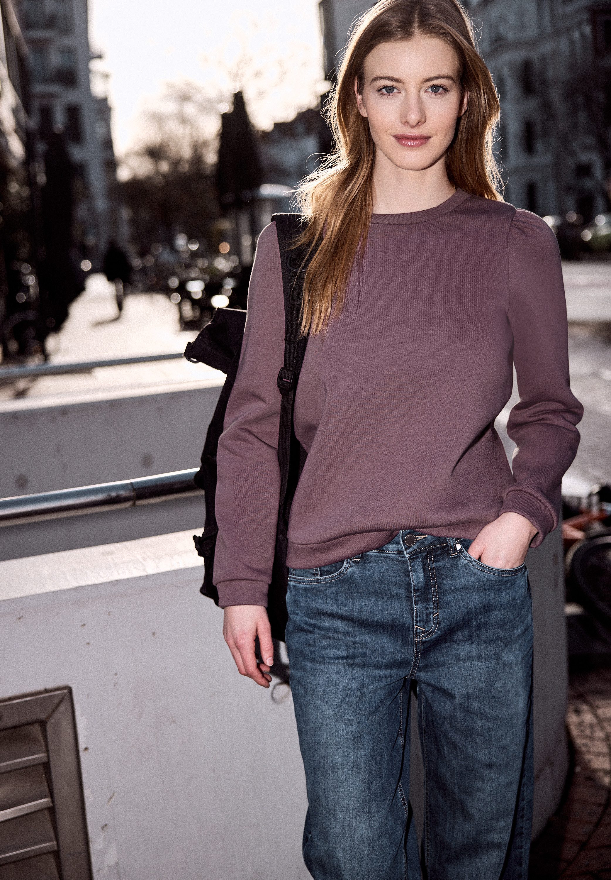 STREET ONE STUDIO Sweatshirt Rundhalsausschnitt