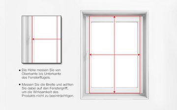 Seitenzugrollo mit Klämmträger, Fixmaß, uni, monochrom, Sonnenschutz, i@home, verdunkelnd, ohne Bohren, freihängend, Klemmfix, mit Thermobeschichtung