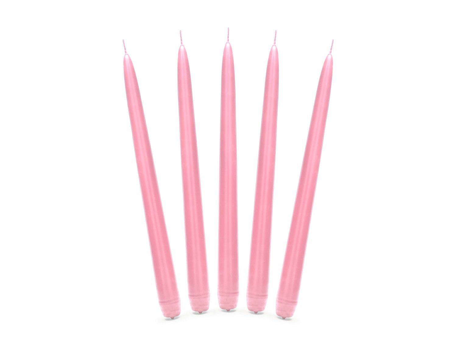partydeco Spitzkerze, Spitzkerzen 24cm hellrosa, 10 Stück günstig online kaufen