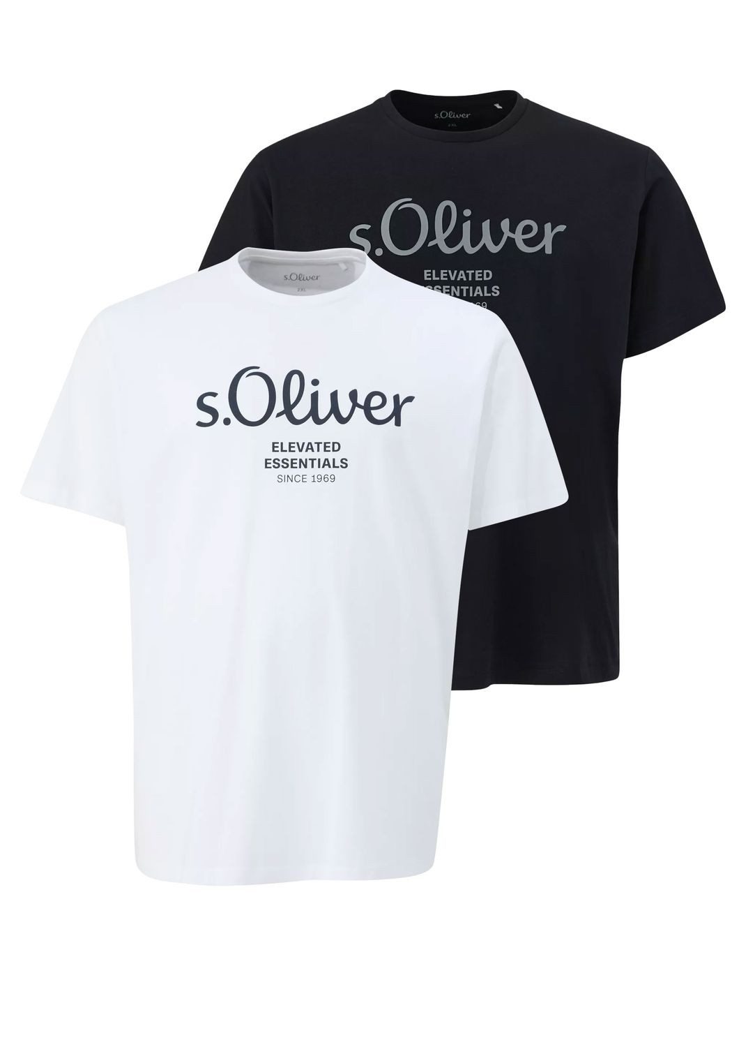 s.Oliver T-Shirt Big Size (2-tlg) Rundhals, günstig online kaufen