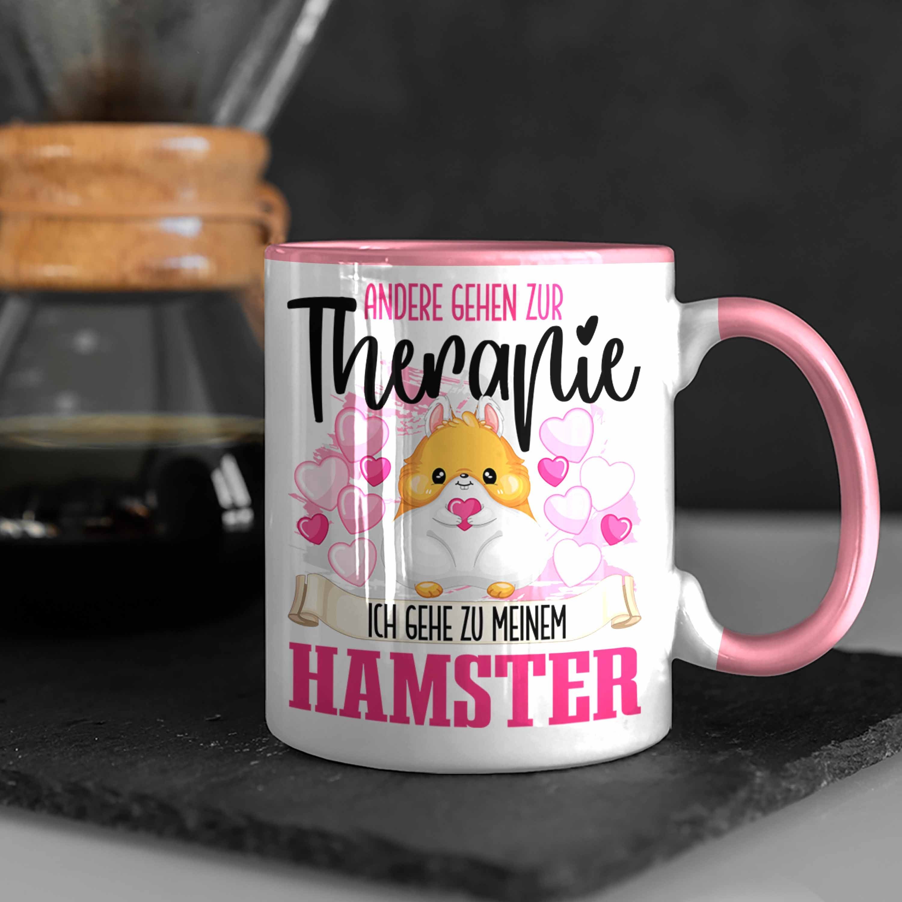 Geschenk Rosa Trendation Hamster Tasse Hamster Therapie Trendation Tasse Lu Besitzerin für -