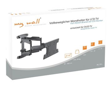 my wall HL31L TV-Wandhalterung, (bis 65 Zoll, Packung, 1-teilig, Vollbeweglicher Wandhalter entwickelt für OLED TV`s)