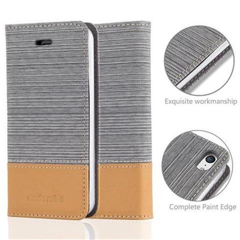 Cadorabo Handyhülle für iPhone 5C Hülle Apple iPhone 5C, Klappbare Handy Schutzhülle - Hülle - mit Standfunktion und Kartenfach