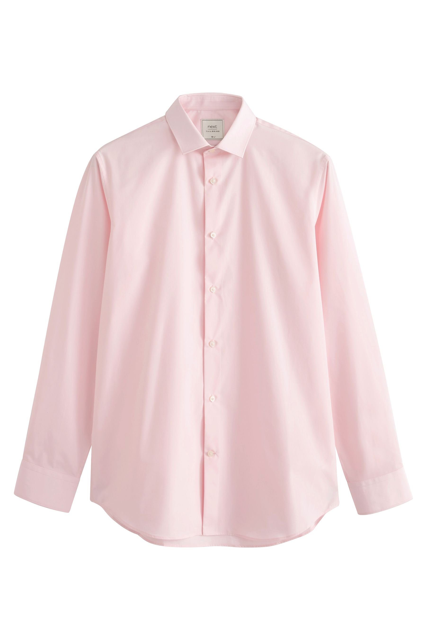 Next Langarmhemd Pflegeleichtes Regular Fit Hemd, Sportmanschetten (1-tlg) günstig online kaufen