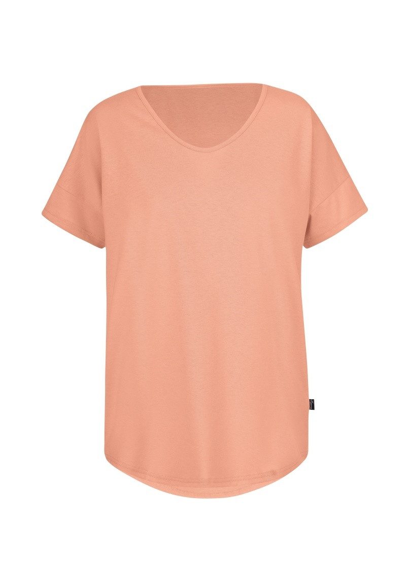 Trigema T-Shirt TRIGEMA Oversized T-Shirt mit V-Ausschnitt (1-tlg)