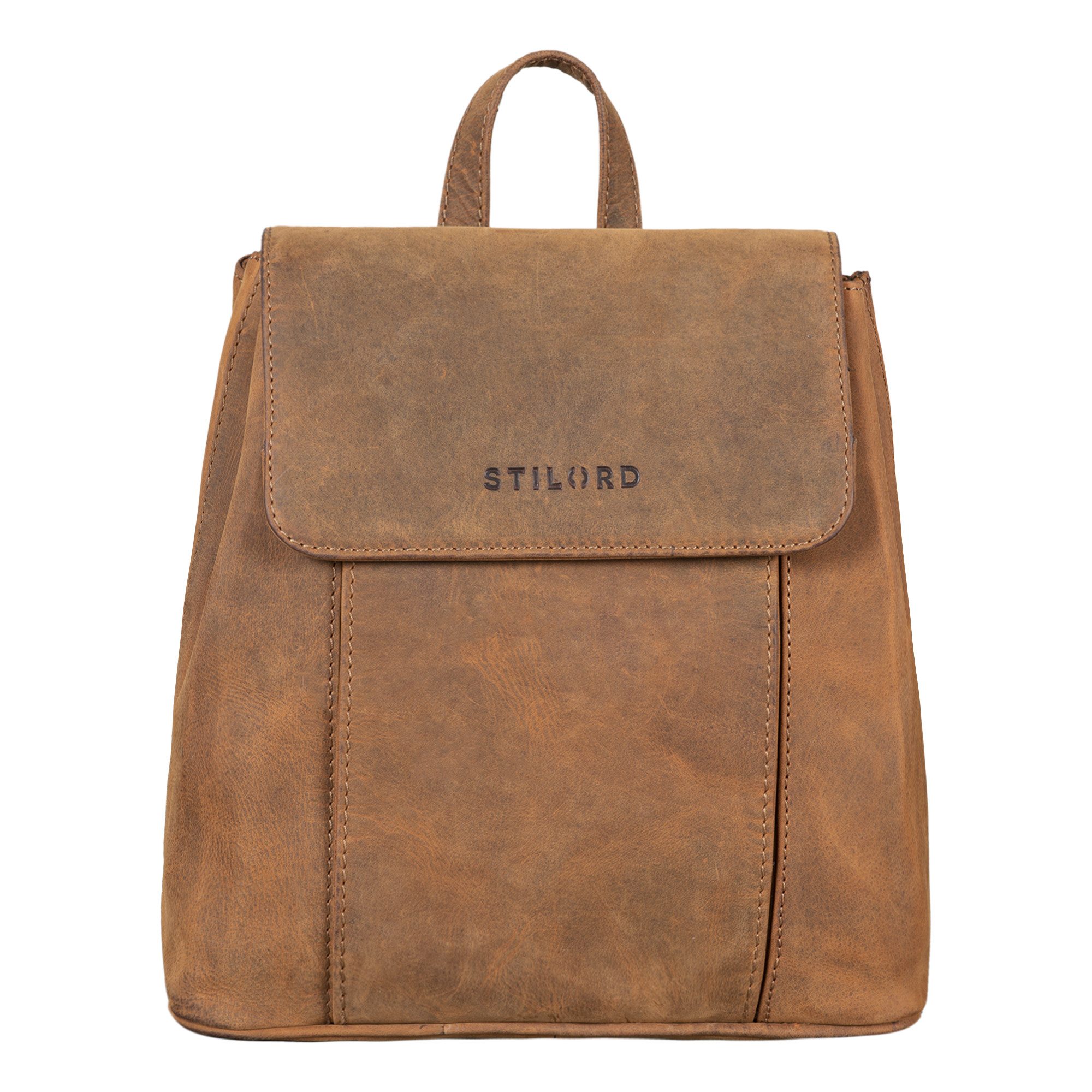 Cityrucksack "Fiona" Daypack Rucksack Damen Leder