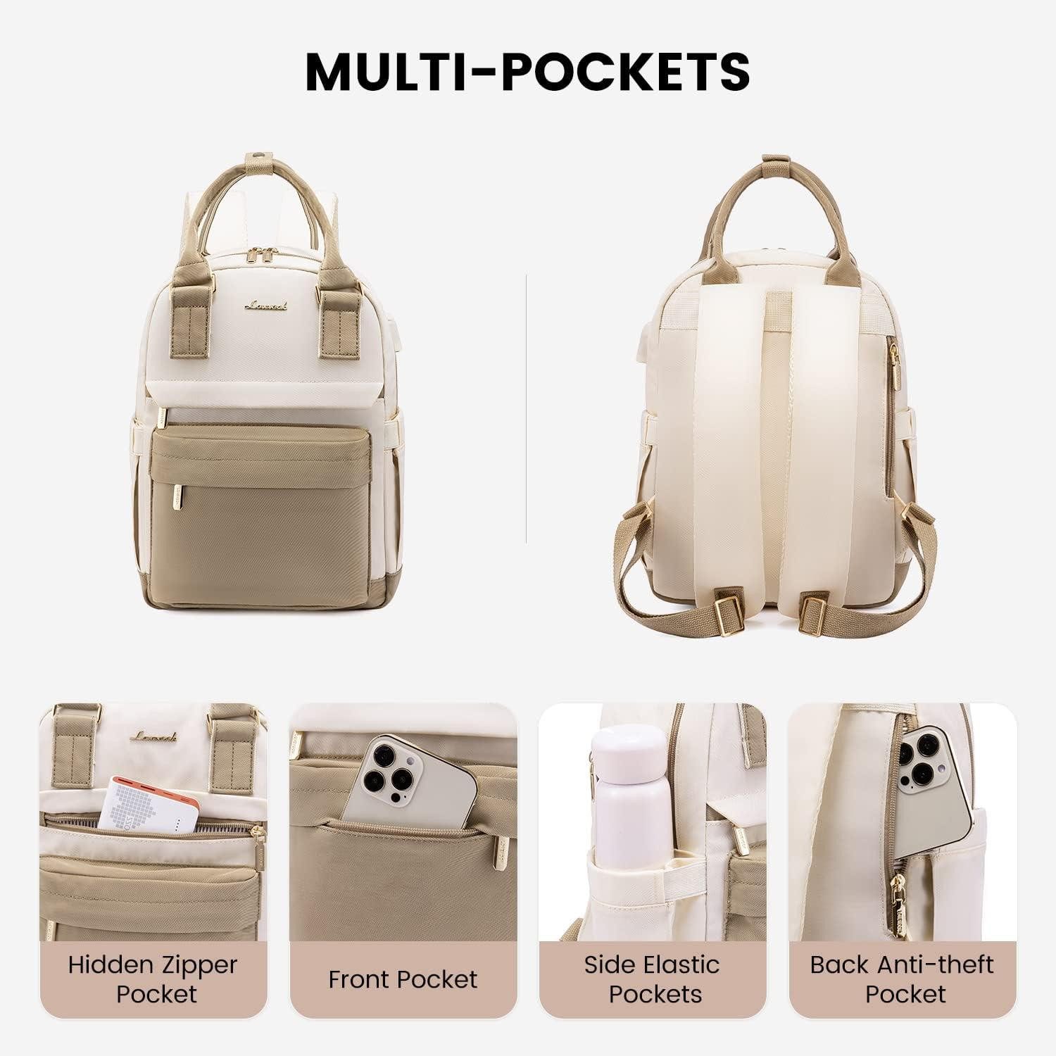 LuxusKollektion Cityrucksack Rucksack Damen Klein Wasserdicht günstig online kaufen