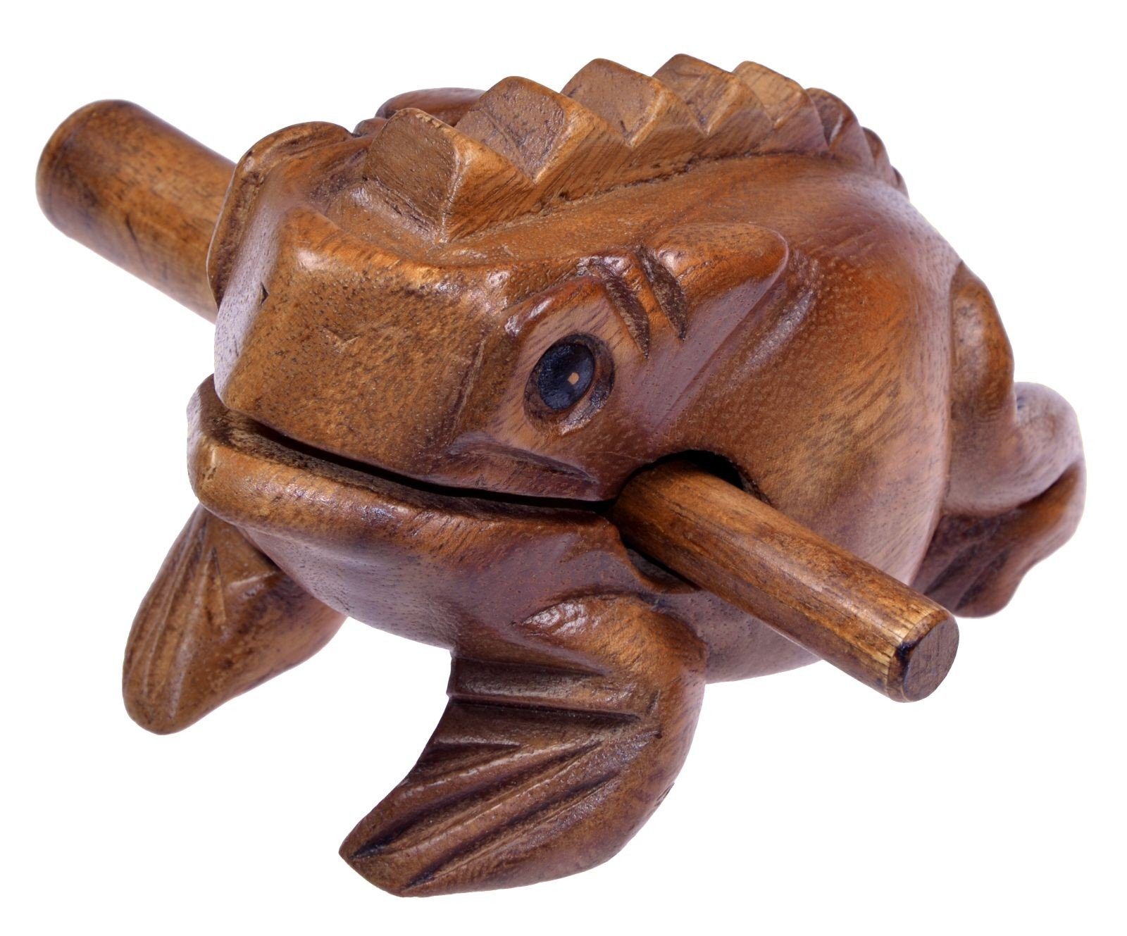 Logoplay Holzspiele Spiel, Klangfrosch Gr. 1 - 5 cm - Klangtier - Musik-/Percussion-Instrument aus Holz Holzspielzeug