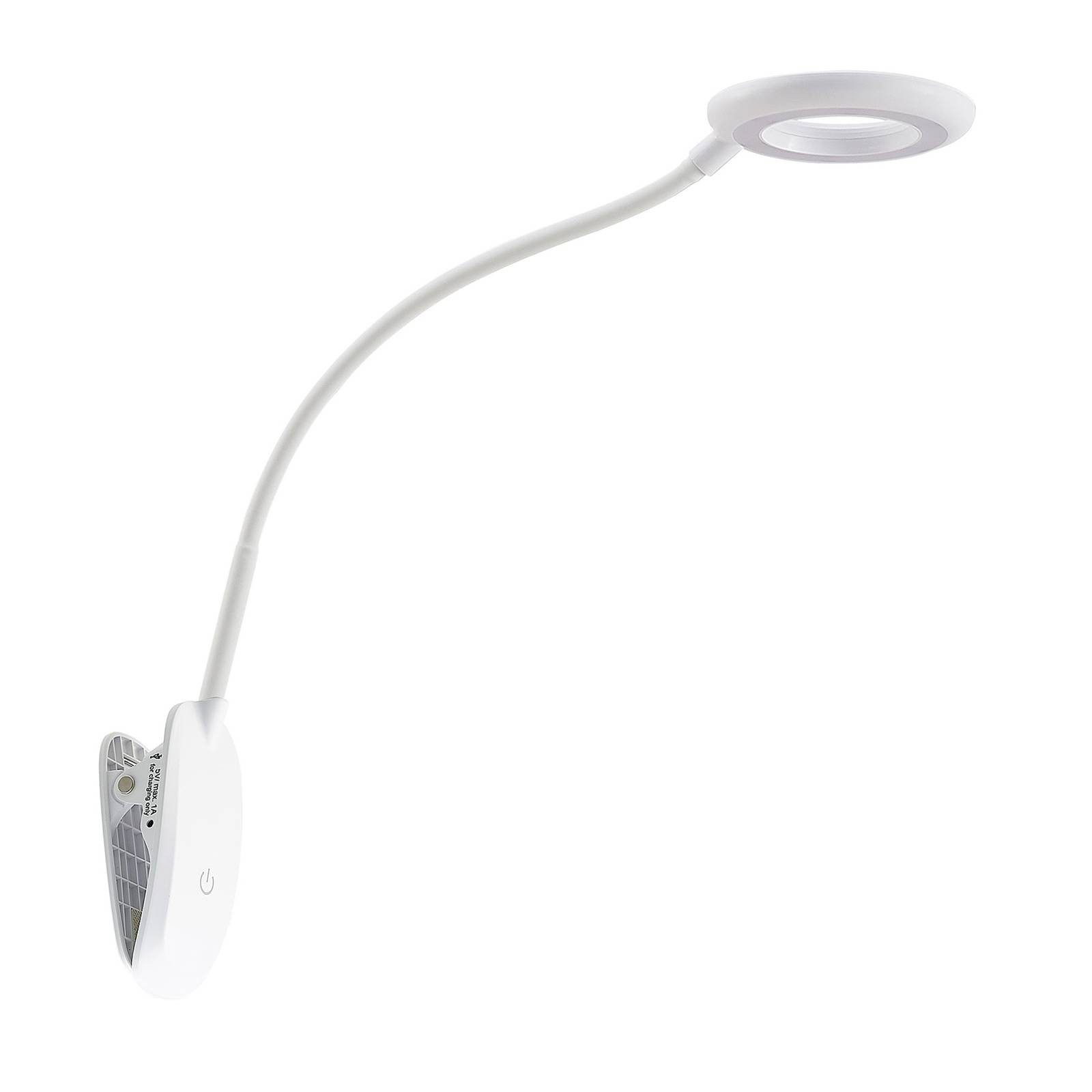 Prios Klemmleuchte Harumi, Enthalten, 1 x 4 W LED, universalweiß