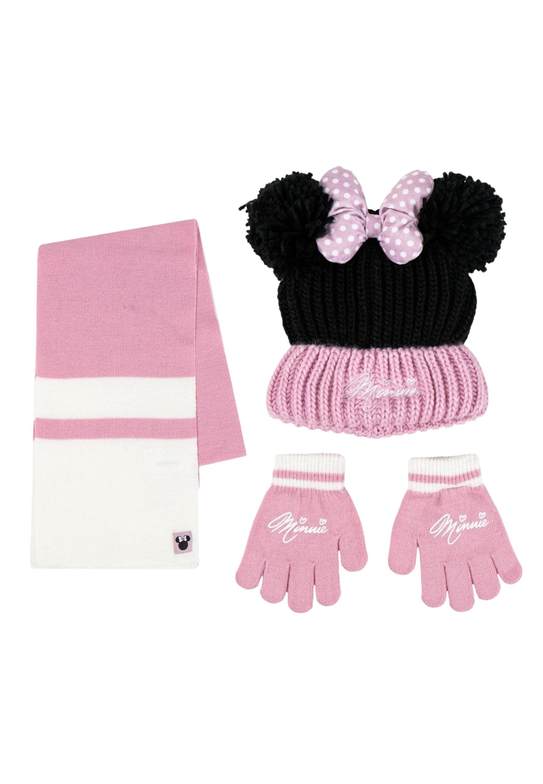 Disney Schal 3-teiliges Minnie-Schal-Set, (Set)