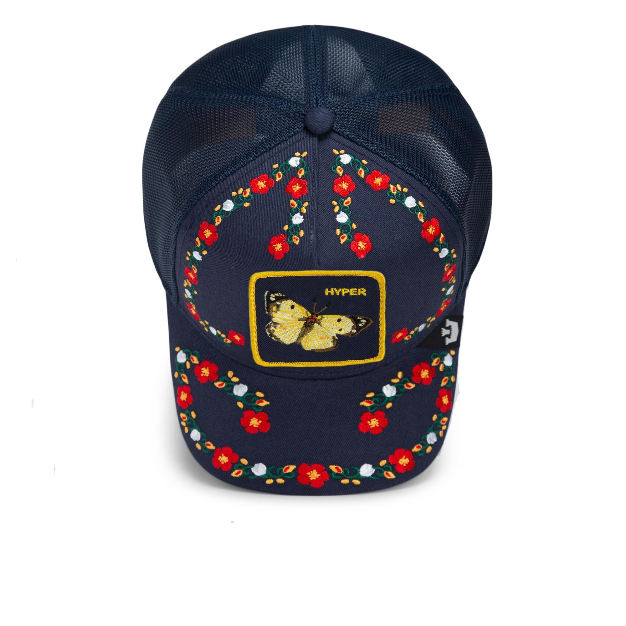 GOORIN Bros. Trucker Cap Goorin Bros. Trucker Cap - Hyper Active - Flora Fauna Navy (Basecap, Meshcap, Trucker Kappe)