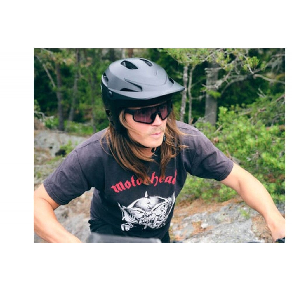 CHPO Fahrradbrille Radsportbrille Siri Sportbrillen Schwarz-Rot, Grau