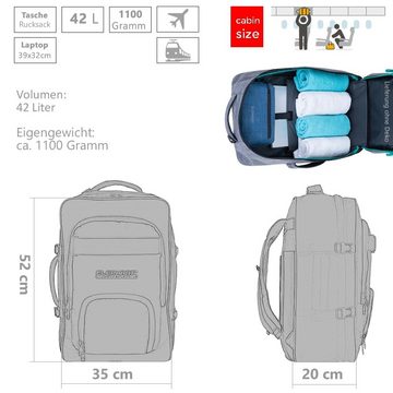 ELEPHANT Reiserucksack Fly Travel Rucksack Handgepäck, Kabinengepäck Handgepäckrucksack Daypack groß