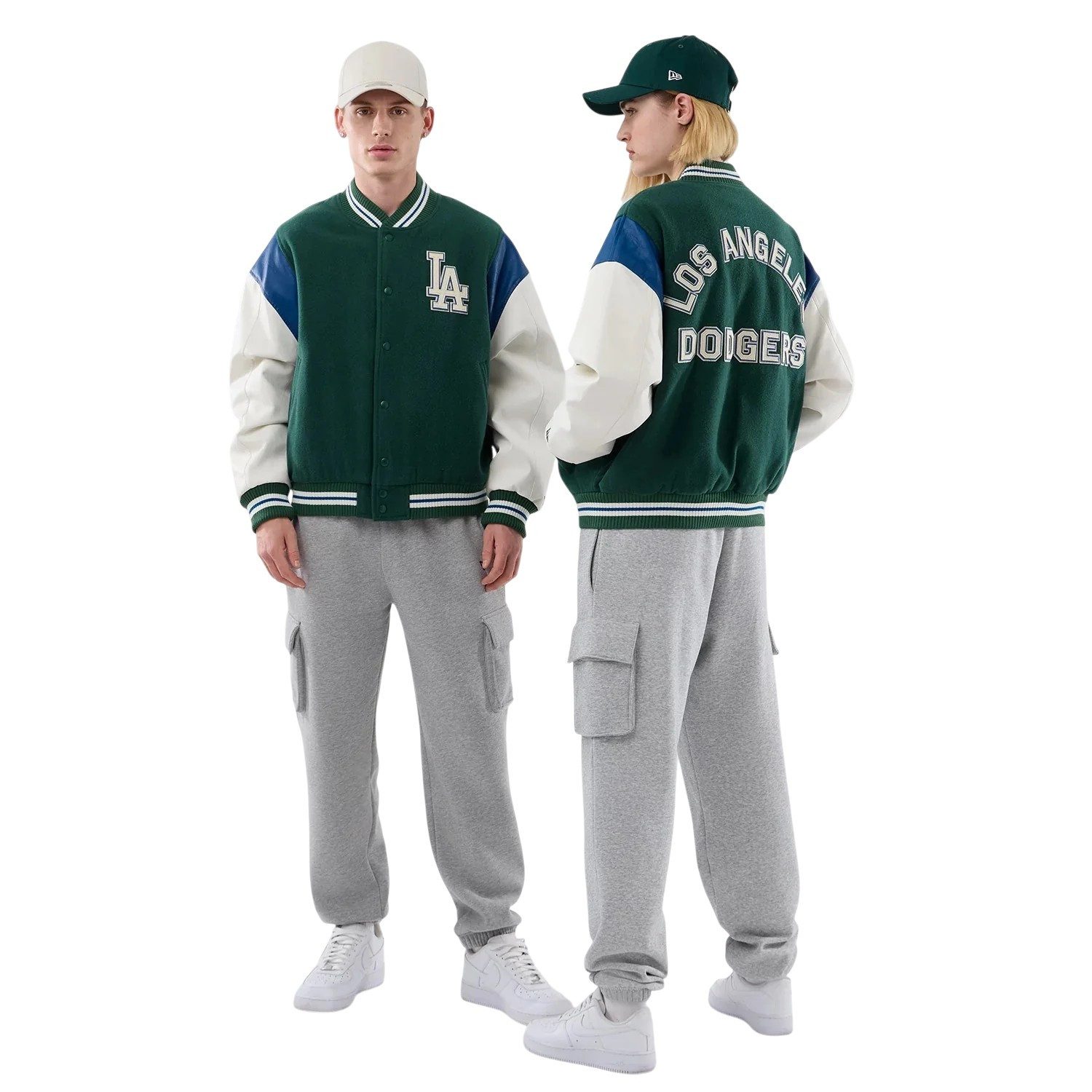 New Era Collegejacke Jacke New Era MLB Los Angeles Dodgers (1-St) Klassisches Varsity-Design