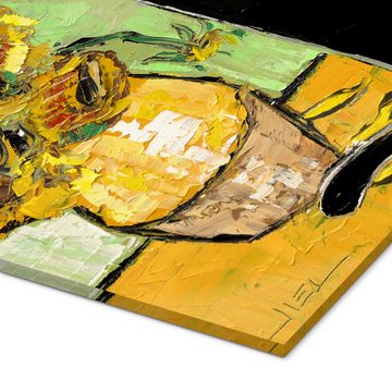 Posterlounge Acrylglasbild JIEL, Die Katze von van Gogh, Malerei