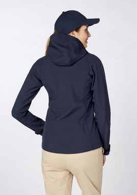 NAVIGATOR Softshelljacke in körpernaher Passform mit Kapuze