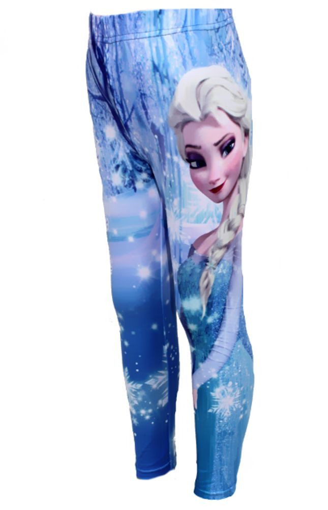 Disney Frozen Leggings FROZEN Mädchen Leggings Hose Anna+ Elsa 5 6 8 Jahre