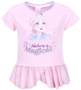 Sarcia.eu Schlafanzug Rosa und lila Elsa Pyjama, Frozen Disney Die Eiskönigin 4 Jahre