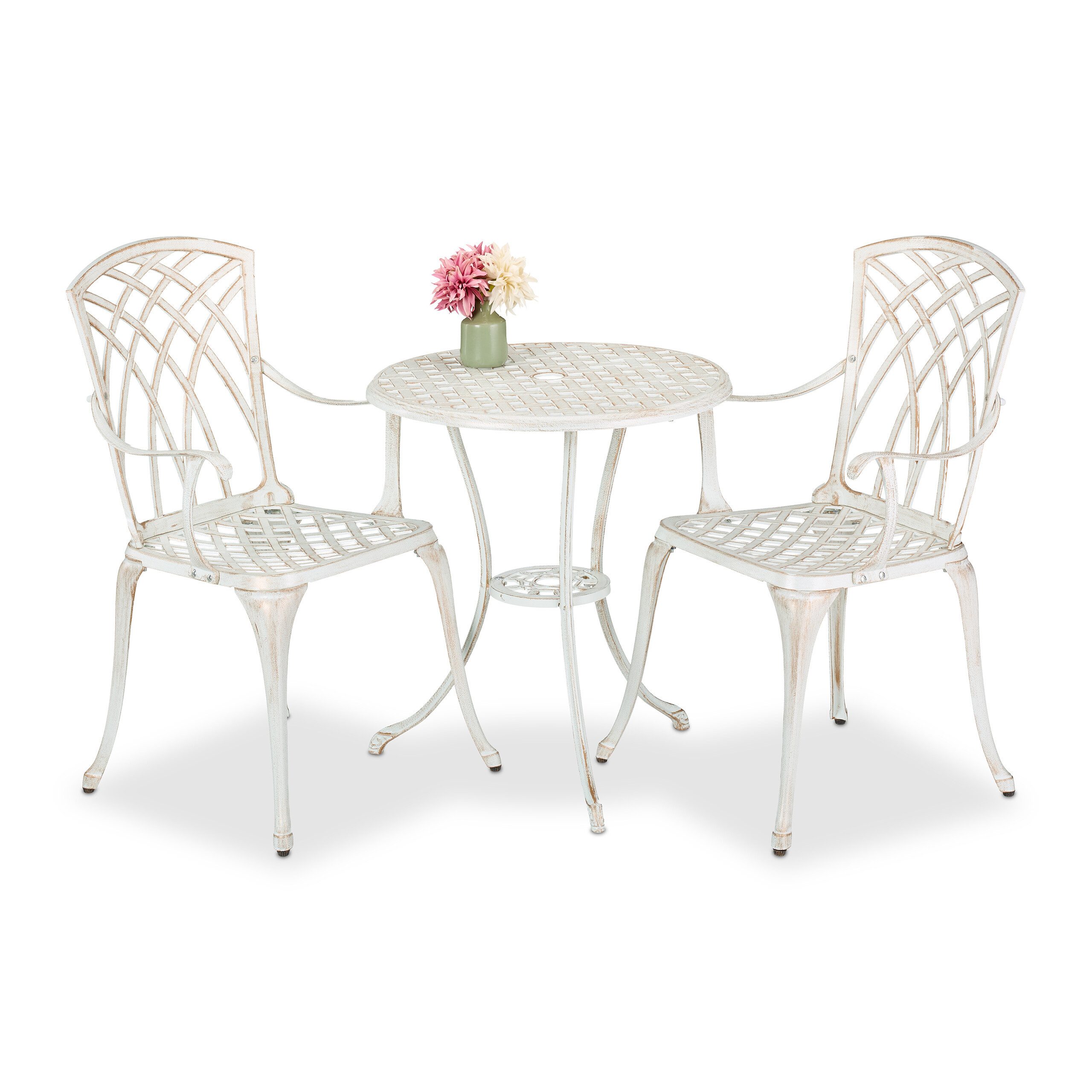 relaxdays Balkonset 3-teiliges Gartenmöbel Set, (3-tlg), günstig online kaufen
