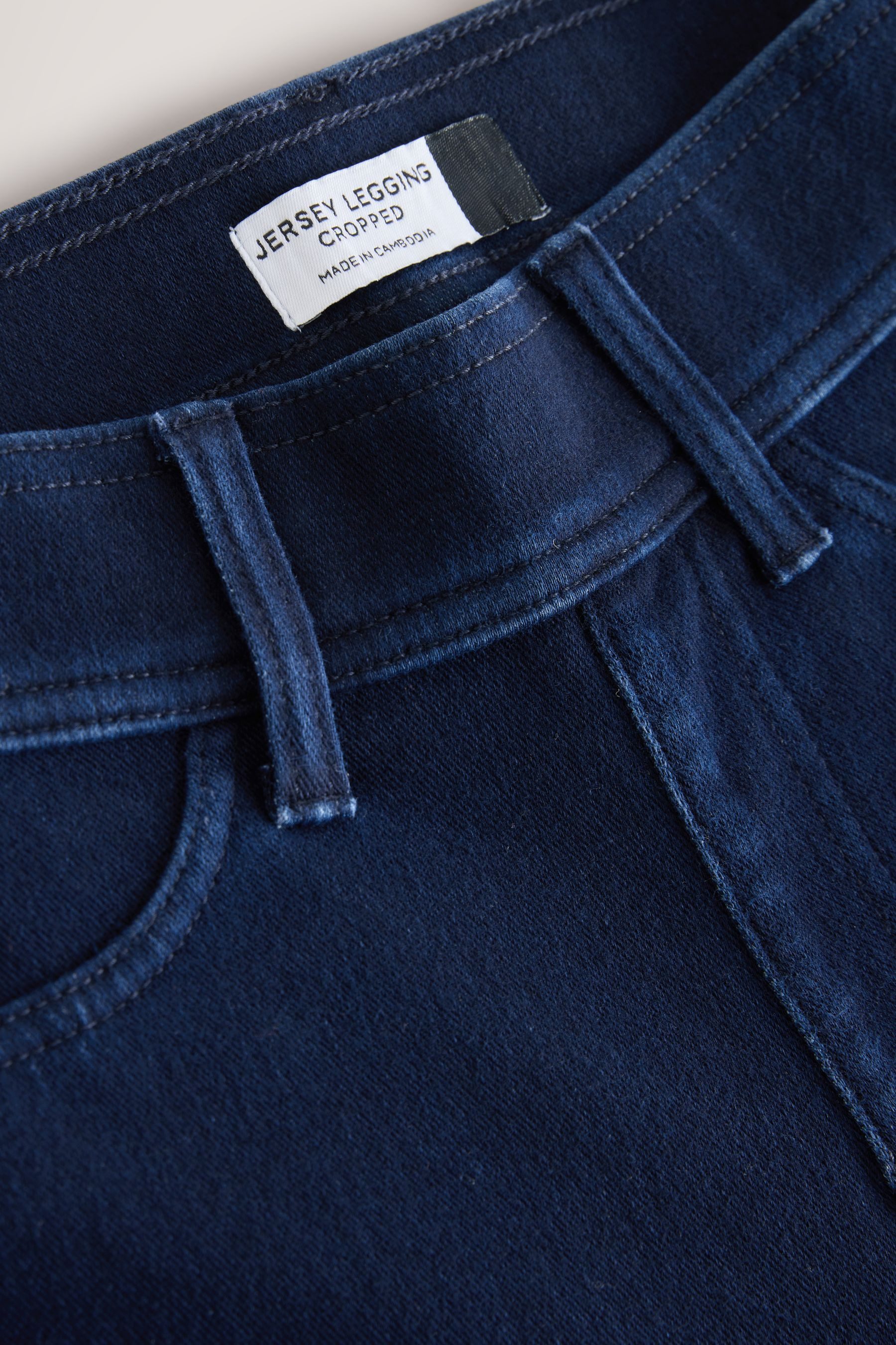 Next Caprileggings Verkürzte Leggings aus Jersey-Denim (1-tlg)